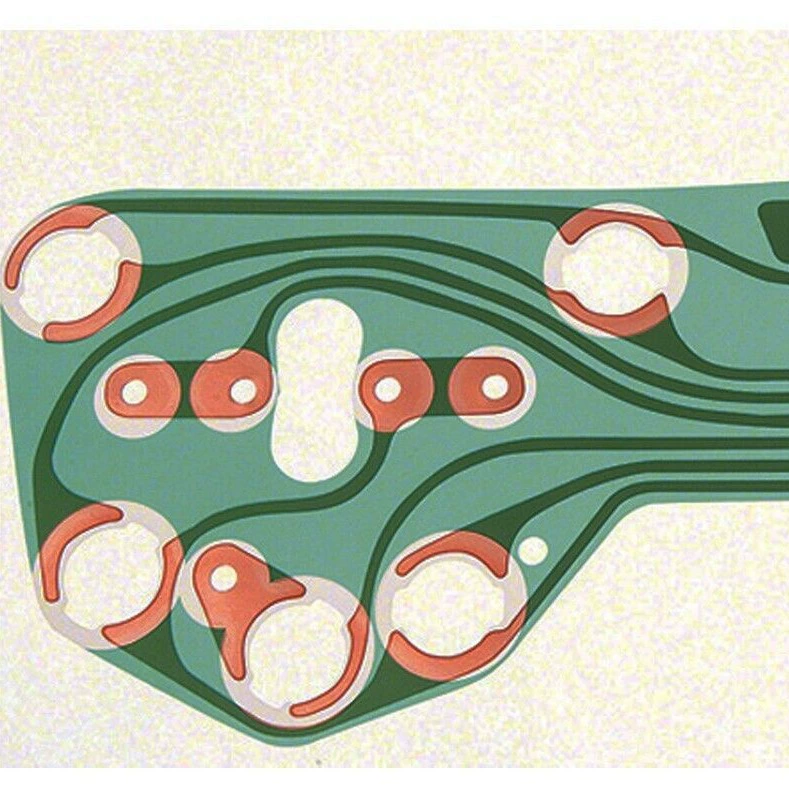 6290070 1967 - 1968 Комейро Firebird инструментальная панель печатная плата США