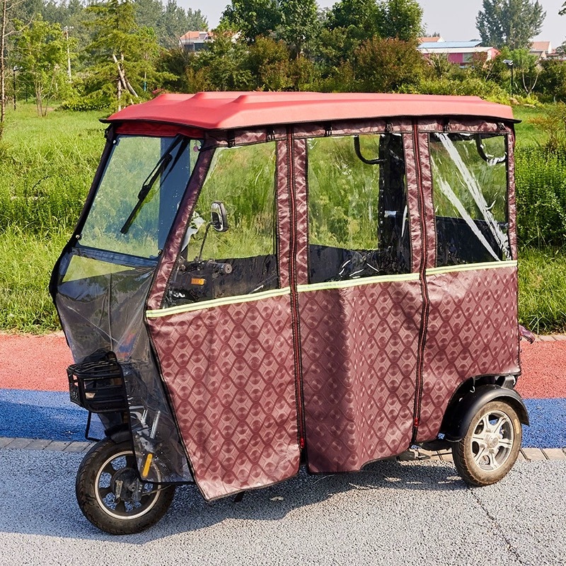 電動三輪車カーポート、完全密閉型雨よけ、小型バス電気自動車日よけ、高齢者向け三輪車カーポート、Yunda|undefined