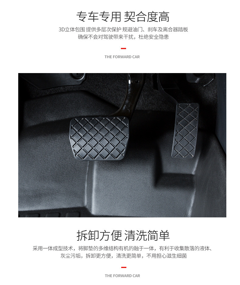 Source Manufacturer's Brand New, Special-Purpose, Non-Slip, Eco-Friendly, Odorless Tpe Car Floor Mats