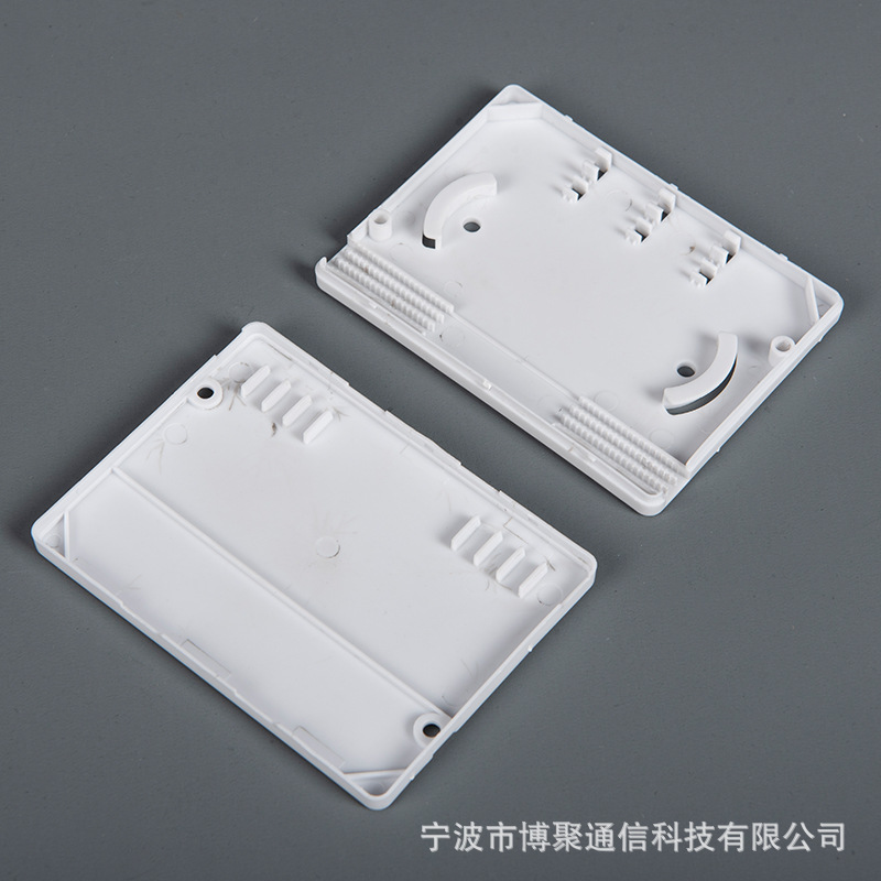 1/2芯入户皮线接续保护盒FTTHFTTR终端保护盒白色ABS