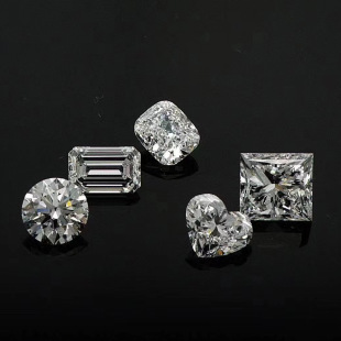 Laboratory cultivation diamond wholesale 10 points -2 karat diamond heart-shaped diamond water drop special-shaped diamond ring necklace