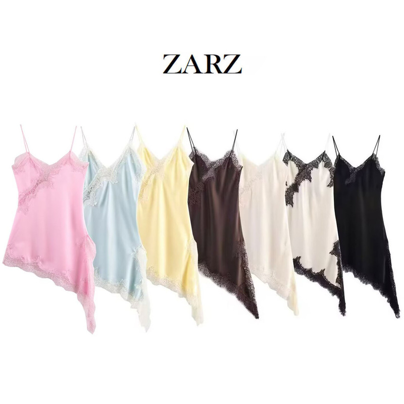 Zarz Homemade European and American Style New Women's Versatile Series Lace Asymmetric Dress 5919200 Zarz Homemade European and American Style New Women's Versatile Series Lace Asymmetric Dress 5919200