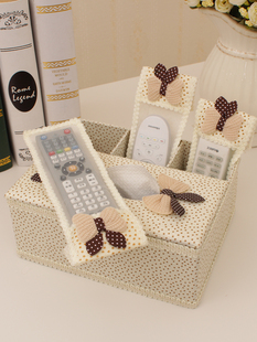 Set-Top Box Remote Control Cover Protective Cover Remote Control Remote Control Cover Fabric Tv Air Conditioner Remote Control Dust Cover Cotton