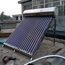 太阳能热水器家用一体式光电两用全智能新型紫金管跨境货源厂批发