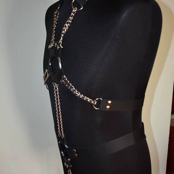 Цепь HANDMADE, набор, костюм, черно-белый красный многоцветный аксессуар