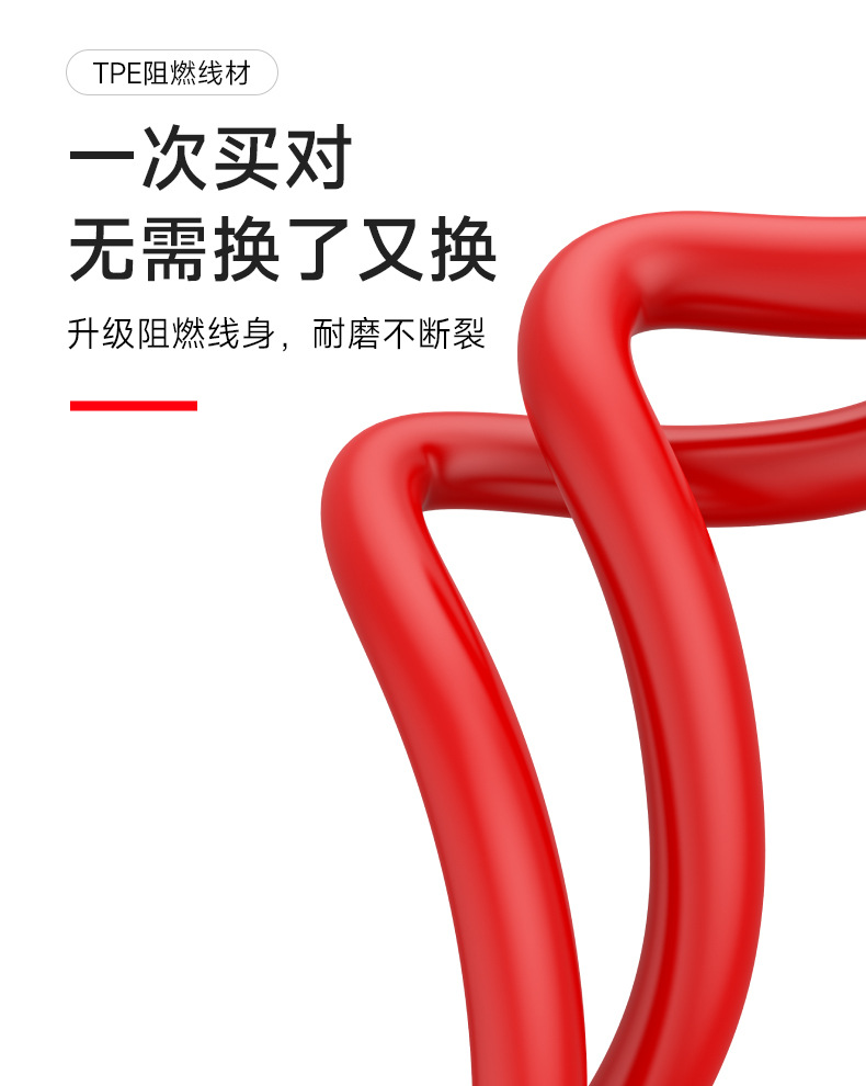 65W Dual Type-C PD Fast Charging Silicone Cable Compatible with OnePlus 10 9T 9 8T 8 Pro, Red