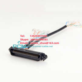 CN 50pin IDC RJ11 6P4C电缆