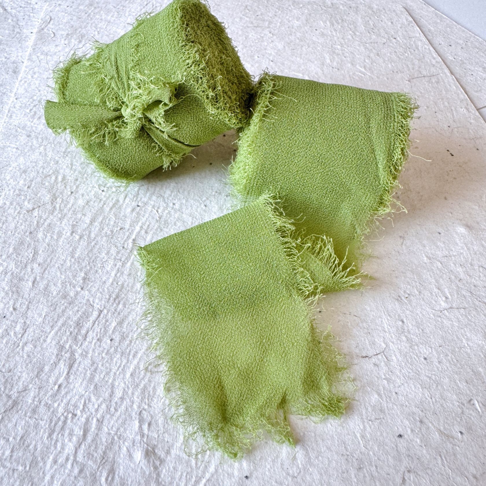 INS deshilachado gasa cinta ramo de la boda borla cinta arco decoración hilo de nieve tira de tela de seda