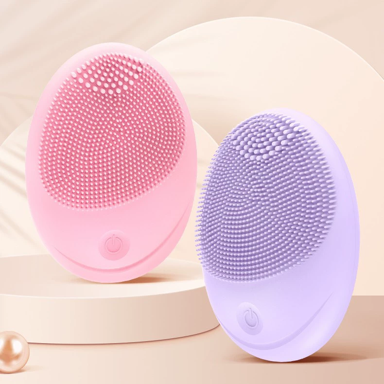 Cosmetic cleansing milk, silicone soft massager for face washing