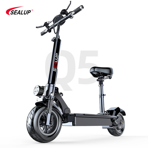 Siloop Electric Scooter Adult-Foldable Two-Wheeled Portable Foldable Battery Electric Scooter