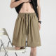 WASSUP NEST purple dopamine embroidered shorts Men's Ice Silk quick-drying summer thin fashion brand American beach pants