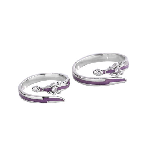 S925 Silver Mulan Ring Couple's Ring Simple Retro Original Personalized Design Men's and Women's Adjustable Ring