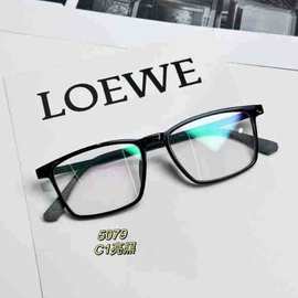 2024年新款韩版橡皮钛可配近视平光镜框TR5079超轻眼镜架男女通用