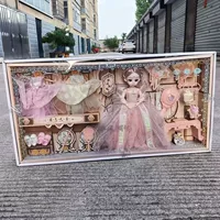 Кукла высококачественный костюм Подарочная коробка принцесса девушка день рождения древний стиль ханьфу китайский стиль модная игровая нарядка красивая кукла