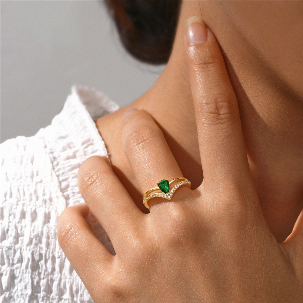 4g Weight Zircon Inlay Material Open Rings, Rings Classification Adjustable Ring Size 1 Piece Quantity Daily Occasion 925 Sterling Silver Material Geometric, Cross, Water Droplets Pattern Women's Gender Plating, Inlay Design Simple Style Style 1 Piece 925 Sterling Silver Geometric Cross Water Droplets Zircon Open Rings Rings 25