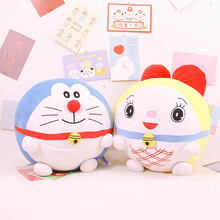 日本订单一坨 精品精工哆啦a梦公仔抱枕多啦美圆球球礼品礼物