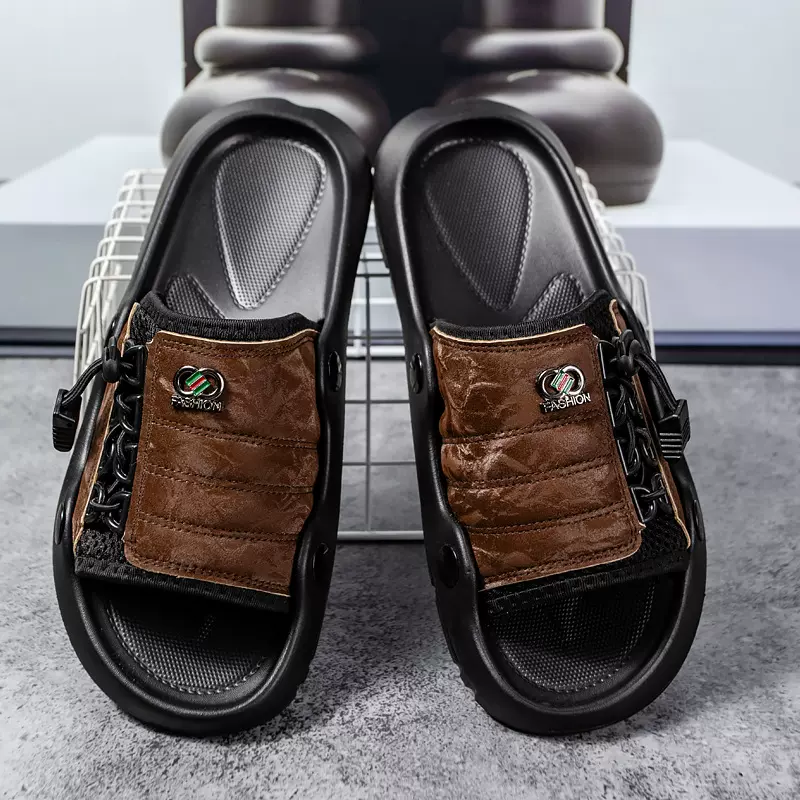 2025新款拖鞋男士休闲外穿轻便凉鞋户外潮流夏季沙滩鞋一字拖