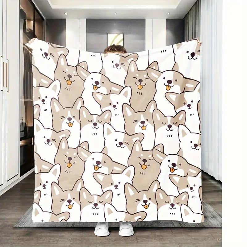 Cute flannel duvet all-season