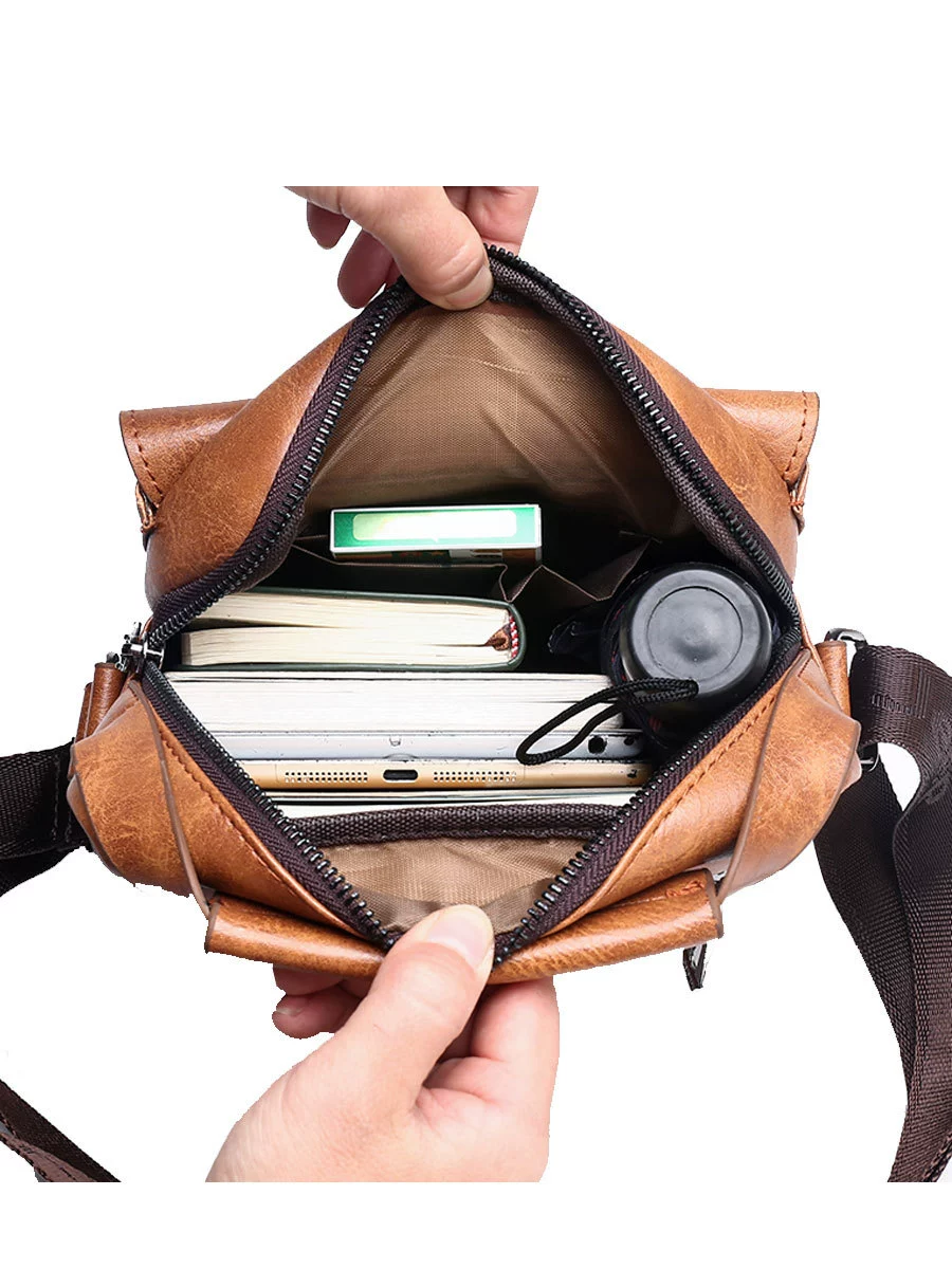 Jeep, one-shoulder bag, capacious shoulder bag, business laptop, business version
