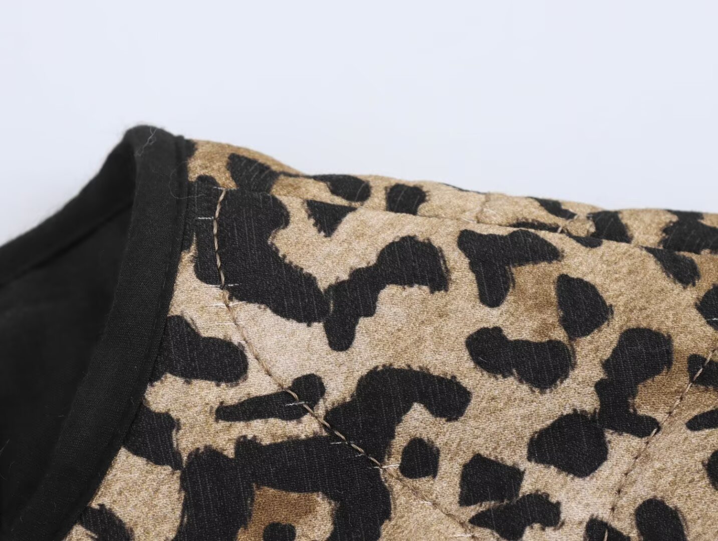 Women's Streetwear Leopard Single Breasted Cardigan Cotton Clothes display picture 13