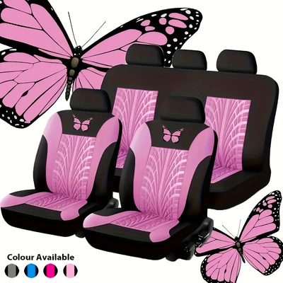 Universal seat cover – Universal Butterfly Pattern Embroidered