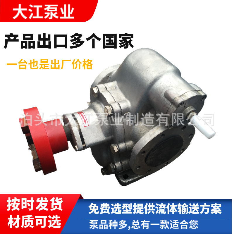 现货厂销KCB-300不锈钢齿轮泵 胶水蜂蜜糖蜜树脂胶不锈钢齿轮泵