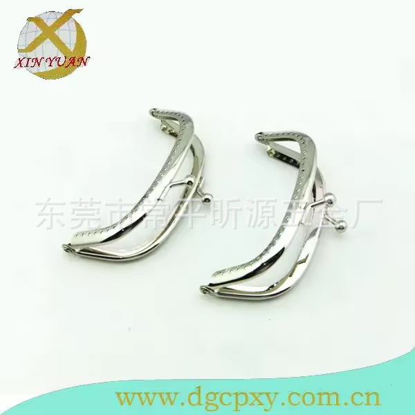 厂家供应半圆零钱包夹,半圆手袋夹， 手袋五金夹框