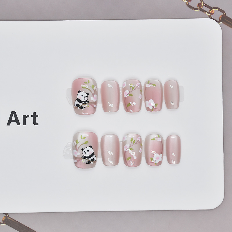 ET290 Pandas de flores