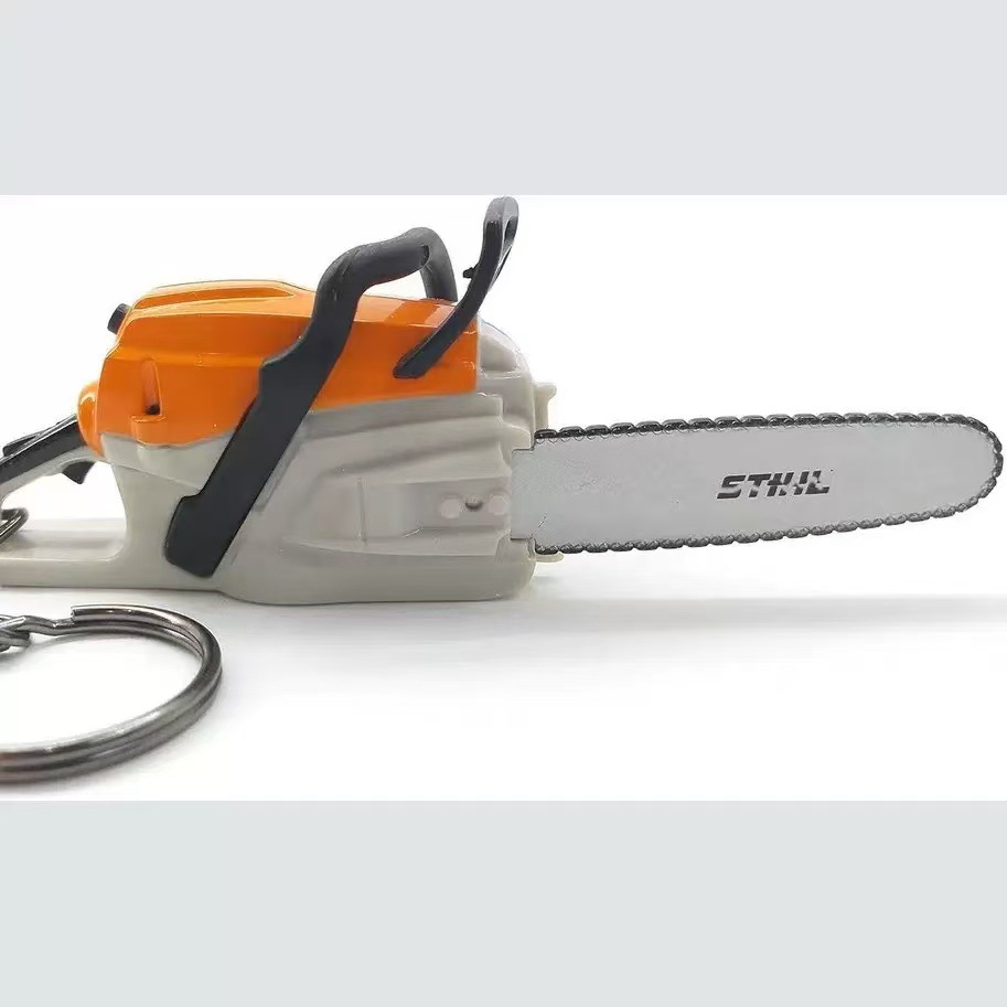 Cartoon keychain, handheld pendant, chainsaw