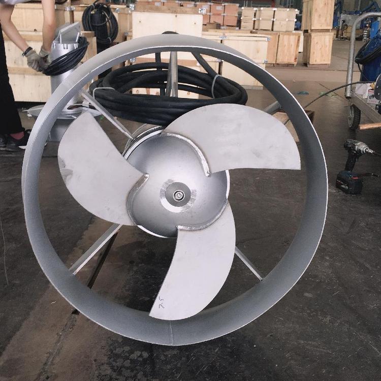 不锈钢潜水搅拌机 QJB1.5/8-400/3-740/S冲压式1.5kw兼氧池搅拌器