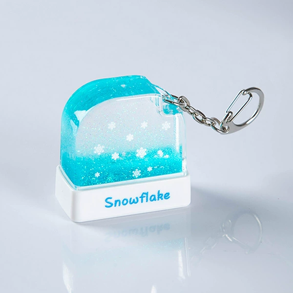 Keychain blue sand does not engrave
