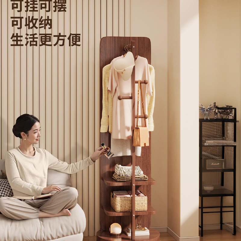 全身鏡、フロアミラー、家庭用コートラック、一体型ドレッシングミラー、回転式可動式女の子の寝室用大型フィッティングミラー|undefined