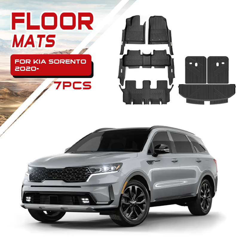 TXR para Kia Sorento Alfombrilla para coche Sorento Tpe Floor Mat Alfombrilla antideslizante especial 5D