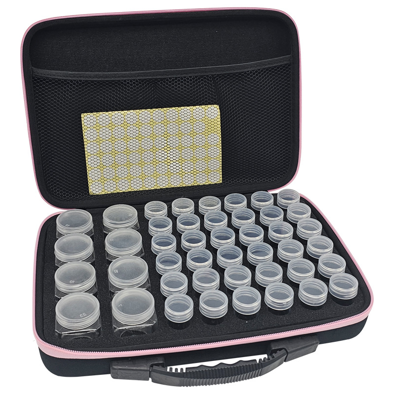 패브릭 블랙 백 파우더 지퍼 44 병 스티커