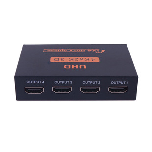 【2026 new model】1-to-4 hdmi splitter, 4k60hz hdr, edid support, 1 input 4 output multi-screen sync - 1688 buyer's encyclopedia
