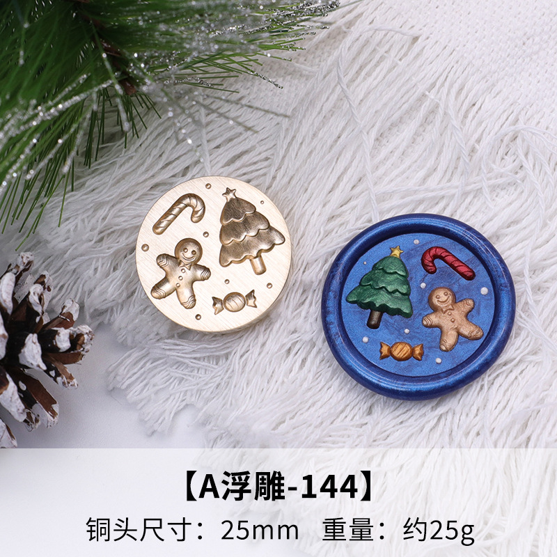 Color europeo pintura de fuego sello cabeza elk muñeco de nieve serie de navidad en relieve tarjeta de felicitación de navidad sobre sellado regalo de víspera de navidad