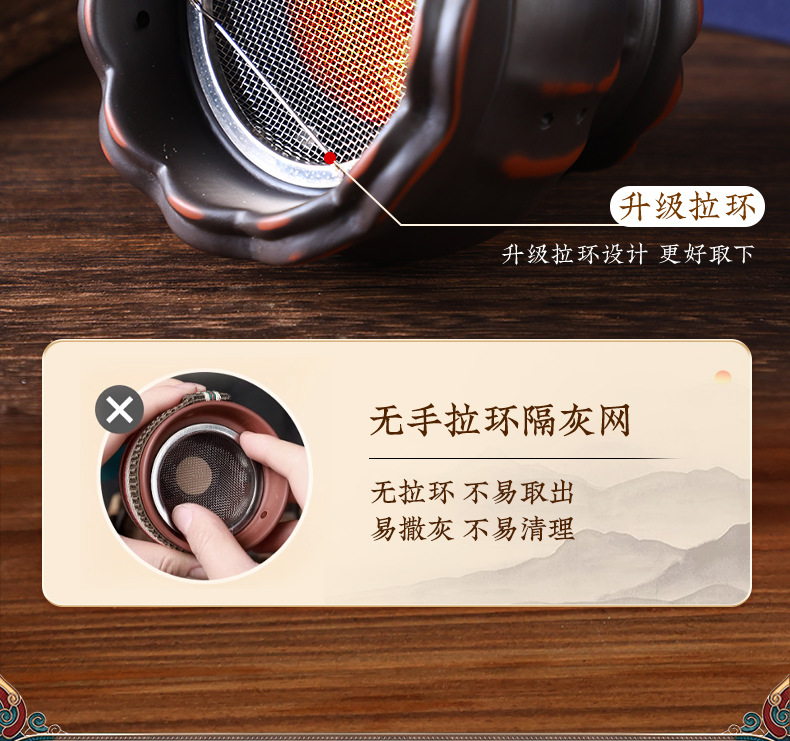 Bian Stone Fire Dragon Cupping Jar Gua Sha Massage Moxibustion Jar with Lotus Rim Heat-Resistant Home Use 365g specifications
