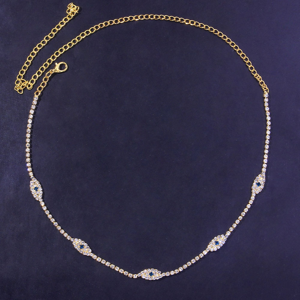 Necklace Classification Copper Chain Material Devil's Eye Eye Copper Simple Style Copper Necklace