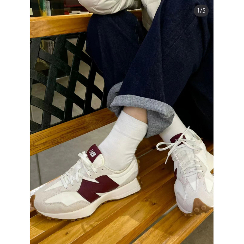 莆田纯原高版本NB327元祖灰防滑耐磨复古运动休闲跑步鞋跨境专供