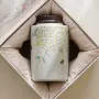 陶瓷防潮草木灰绣球花茶罐