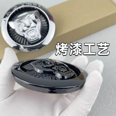 and Round Jaguar Logo on the — Car logo