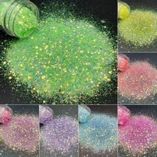混合高亮金葱粉美甲闪粉金光幻彩亮片滴胶diy材料闪光粉七彩粉流