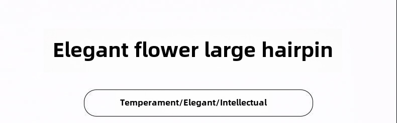 Hairpin Back Head Horizontal Clip Large One-word Spring Clip Mother Hairpin Rhinestone Top Clip Ponytail Clip Headwear Disc Hair_voghion.com