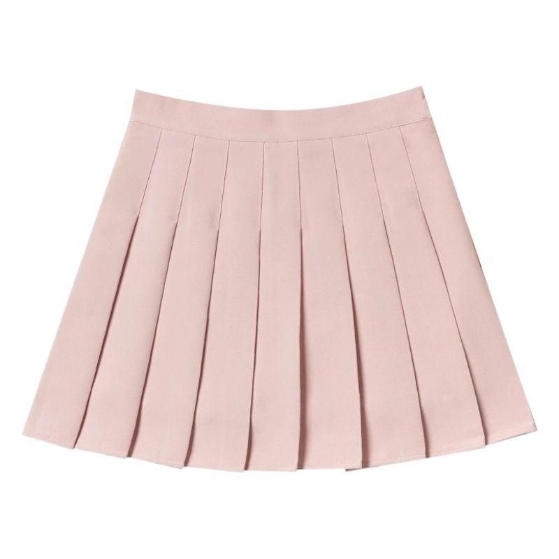 Четыре сезона короткая юбка женская плиссированная юбка JK униформа юбка модная юбка (длинные защитные брюки на молнии на пуговицах)