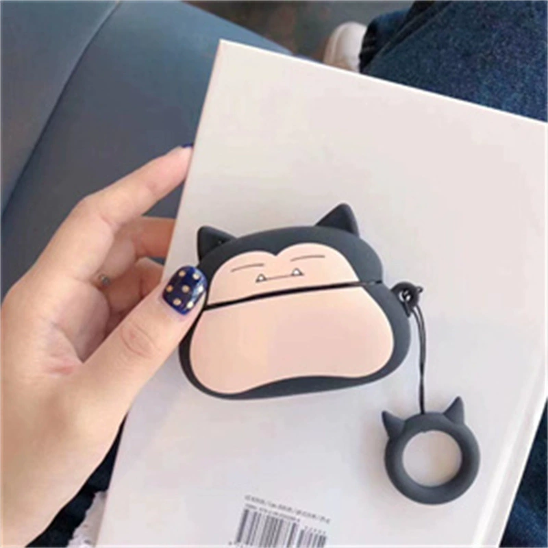 Силиконовый защитный чехол для Apple AirPods (3-е поколение) — дизайн мультгероя, зацепляющий или хвост, беспроводная совместимость