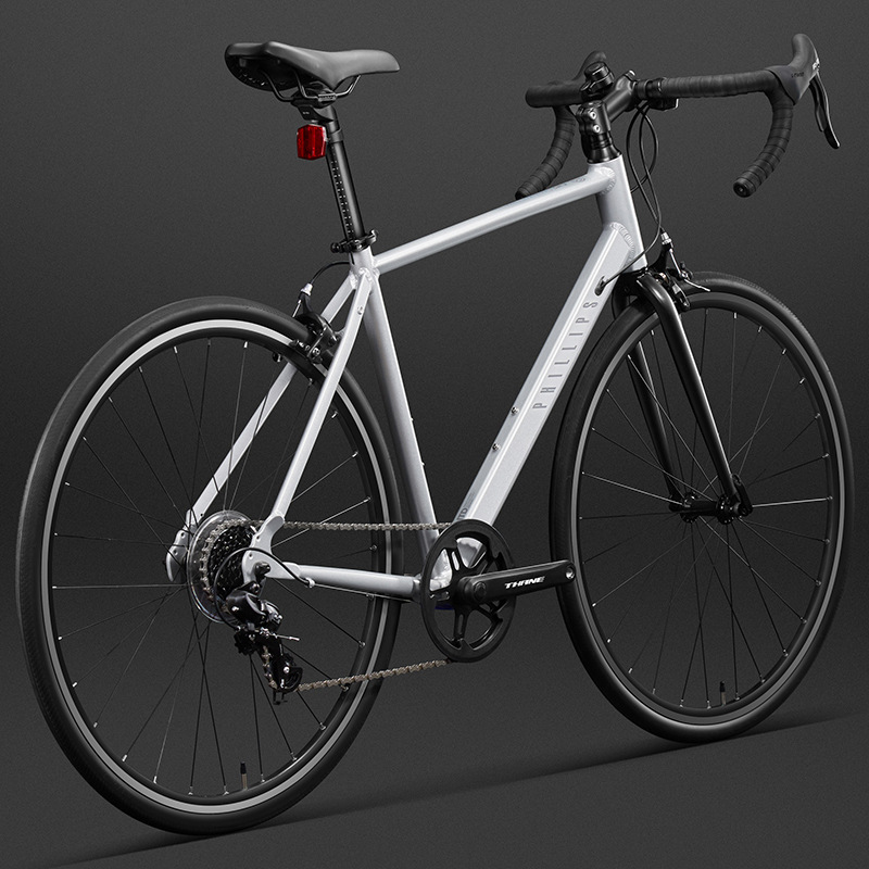 Philip Road Bicycle Adult Men's New Labor-Saving Cycling Melon Bike Variable Speed Flat Handle Student Women's Bicycle