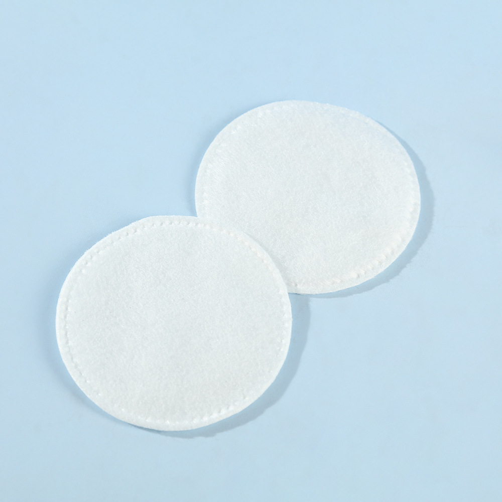 Transfronterizo humedecido cuidado de la piel algodón maquillaje redondo suave absorción de agua no flotación no fácil de deformar algodón desmaquillaje desechable