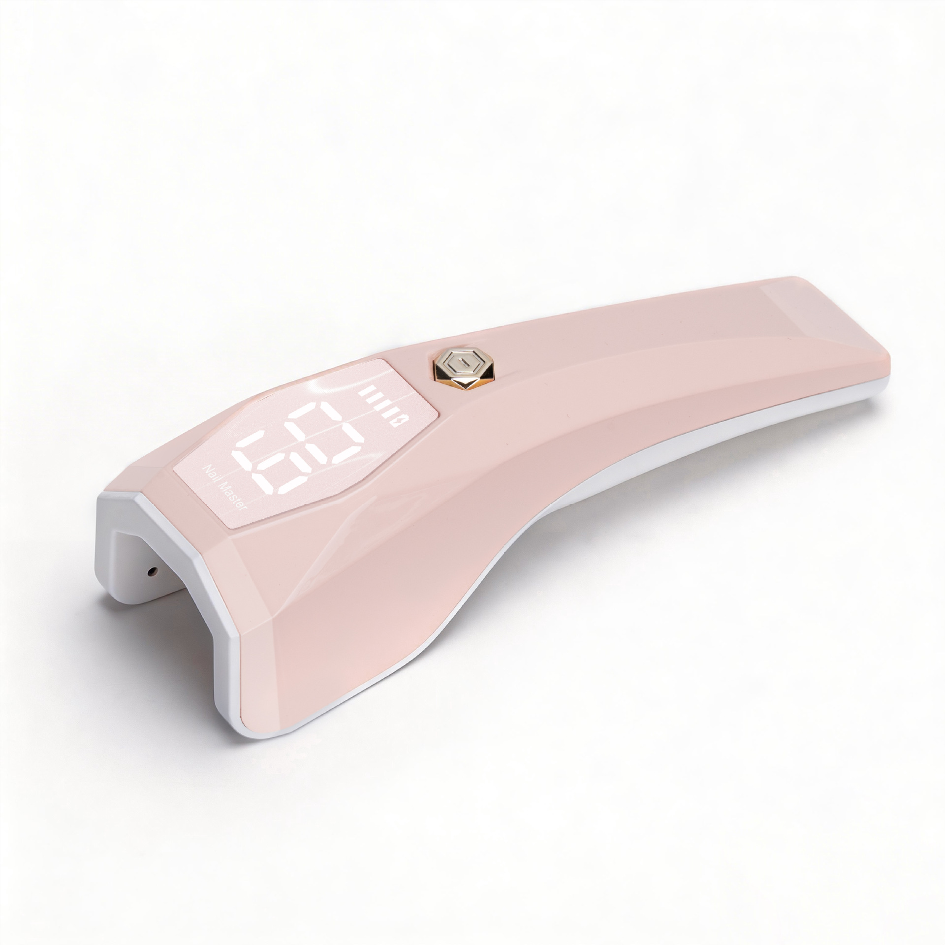 Lámpara de uñas portátil y compacta de almacenamiento de energía rápida de secado no oscuro de mano UV curado automático de mano libre