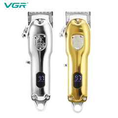 VGR electric hair clipper oil head LED LCD high power shaver electric metal body electric clipper hair clipper V652