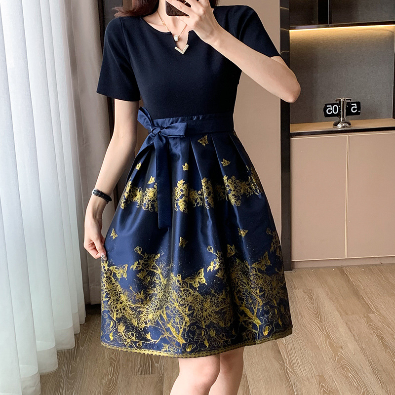 B4636 1470K VÁY ĐẦM LIỀN THÂN NỮ DONTDAN MÙA HÈ THÊU HỌA TIẾT HOA THỜI TRANG NỮ G04 SẢN PHẨM MỚI